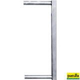 Abschlussrohr 45 x 45 mm, für Kälberfressgitter, passend für Schnellverschluss TS und Anschraubteile, nicht für SSV Kalb modular