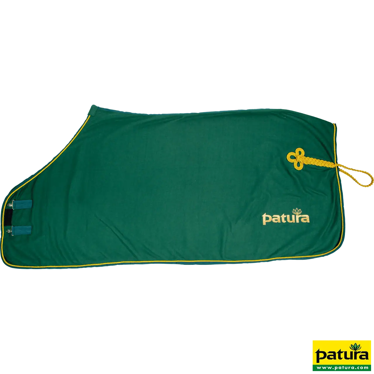 PATURA Abschwitzdecke für Pferde, Fleece, Größe L, Rückenlänge 1,45 m