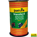 Standard Breitband 10mm, 200 m Rolle 4 Niro 0,16mm, gelb-orange