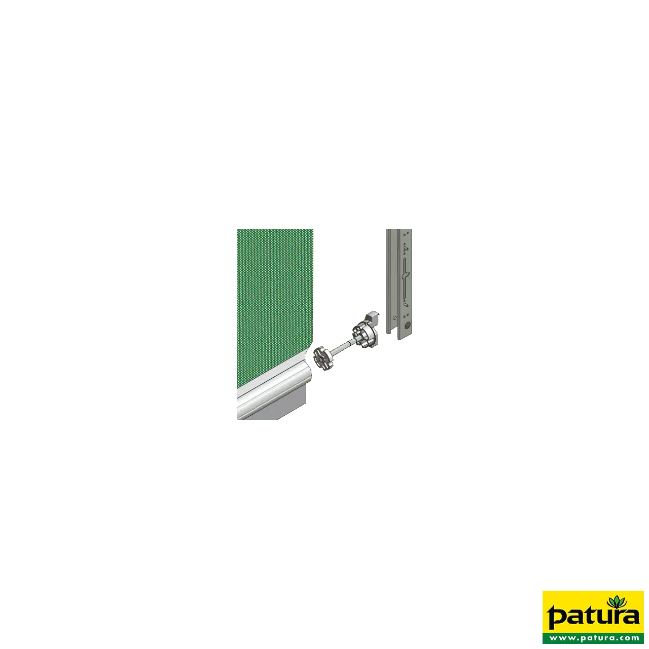 Schnelllauf-Tor, Höhe 3.10 m Breite 3.00 m, mit Führungsschiene