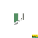 Elektro-Rolltor PLUS, 4,10 m x 4,00 m, mit Führungsschiene, Mittelrohr, Rohr Ø 100 mm