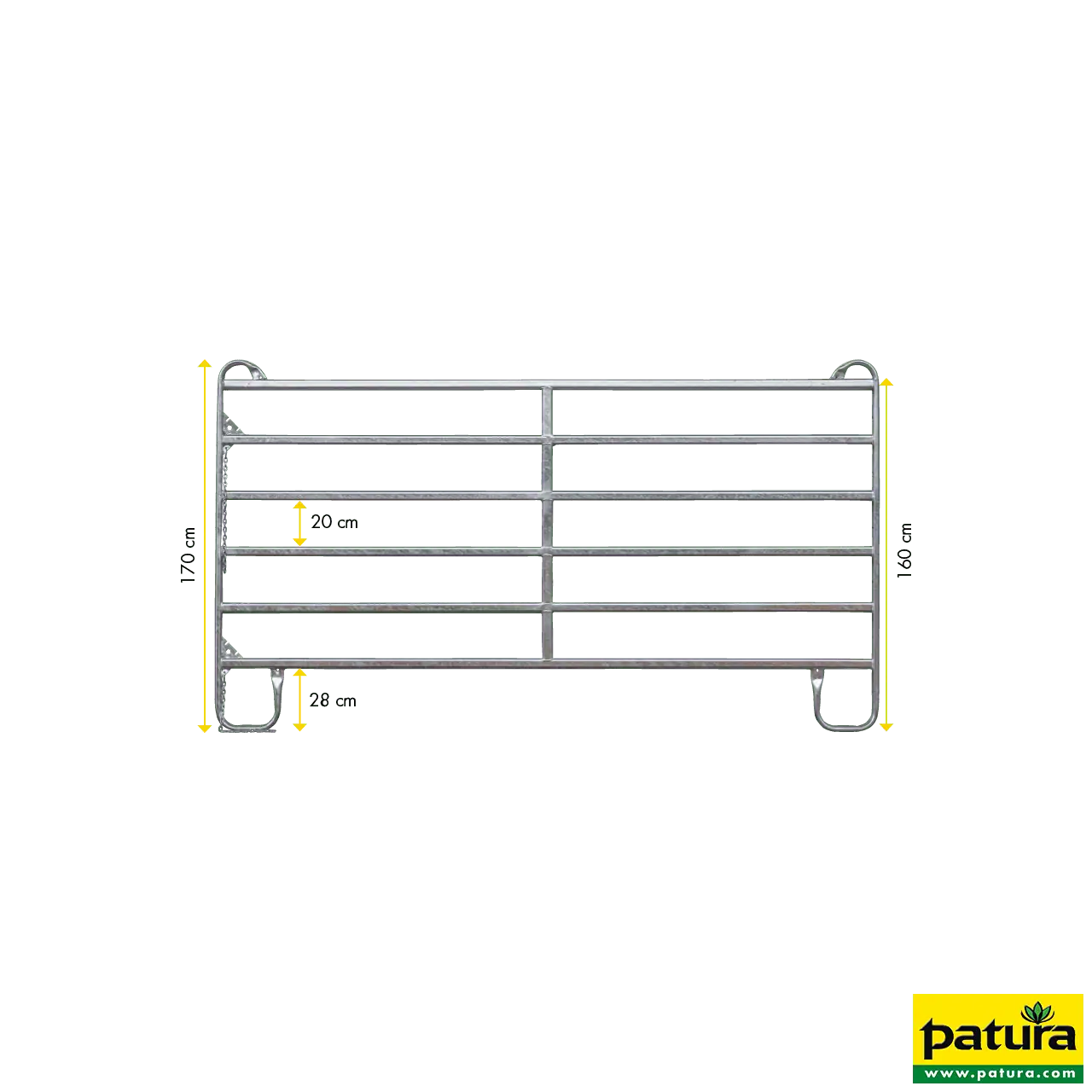 Panel Compact 2,40 m Breite 2,40 m, Höhe 1,70 m, vz