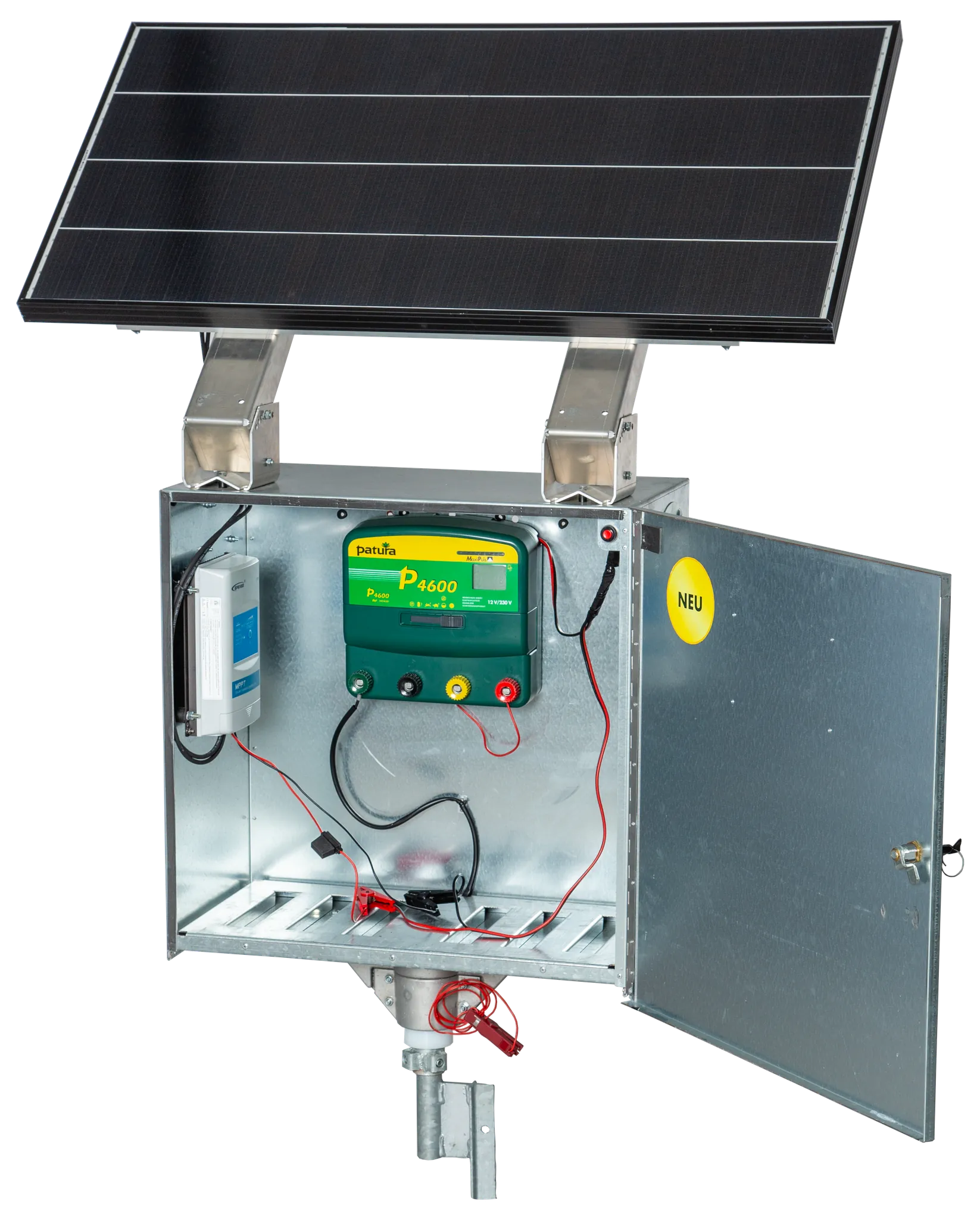 P4600, mit Sicherheitsbox XL, 110 W Solarmodul, Erdstab