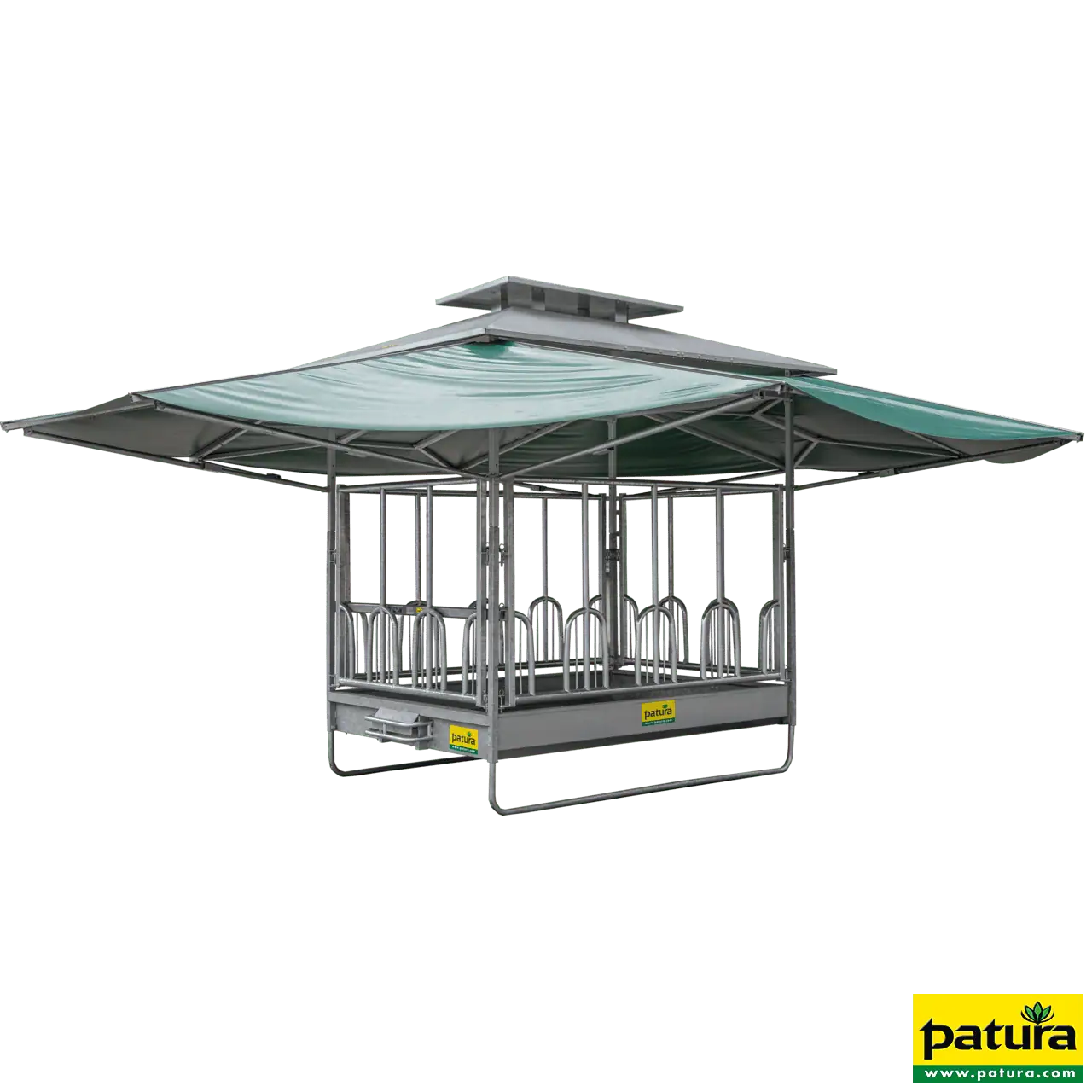 PATURA Klima-Großballenraufe, Universalfressgitter, Dachfläche 42 m²