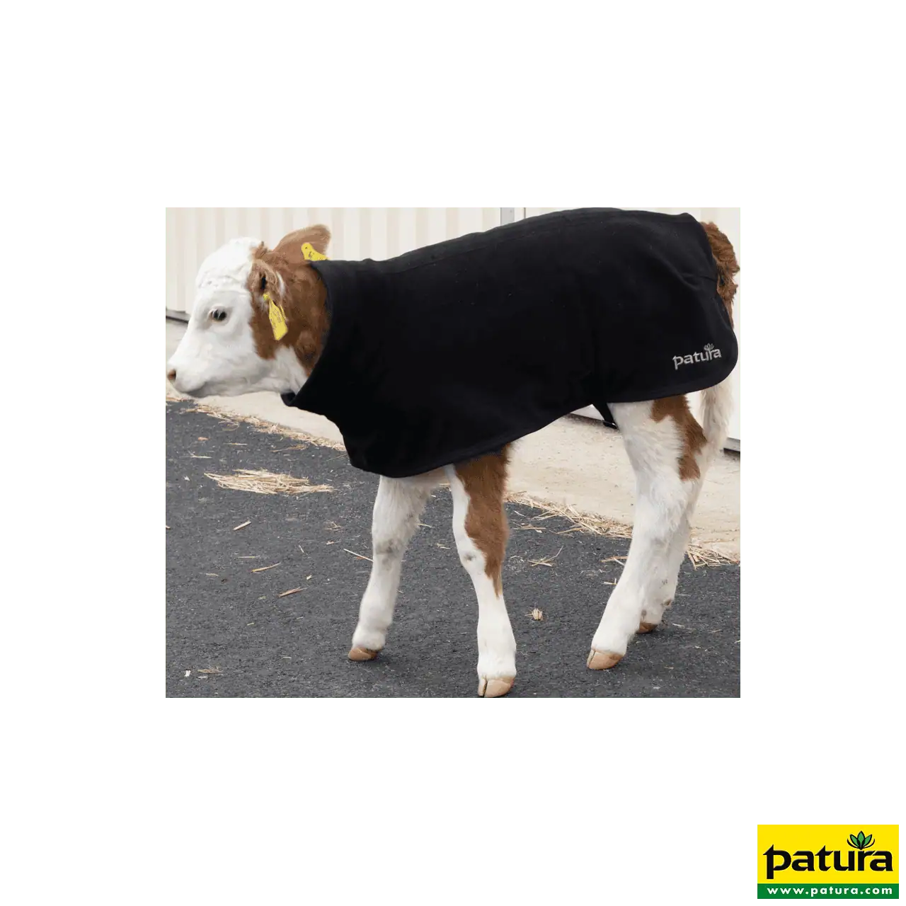 PATURA Kälberdecke Fleece Größe L Rückenlänge 75 cm