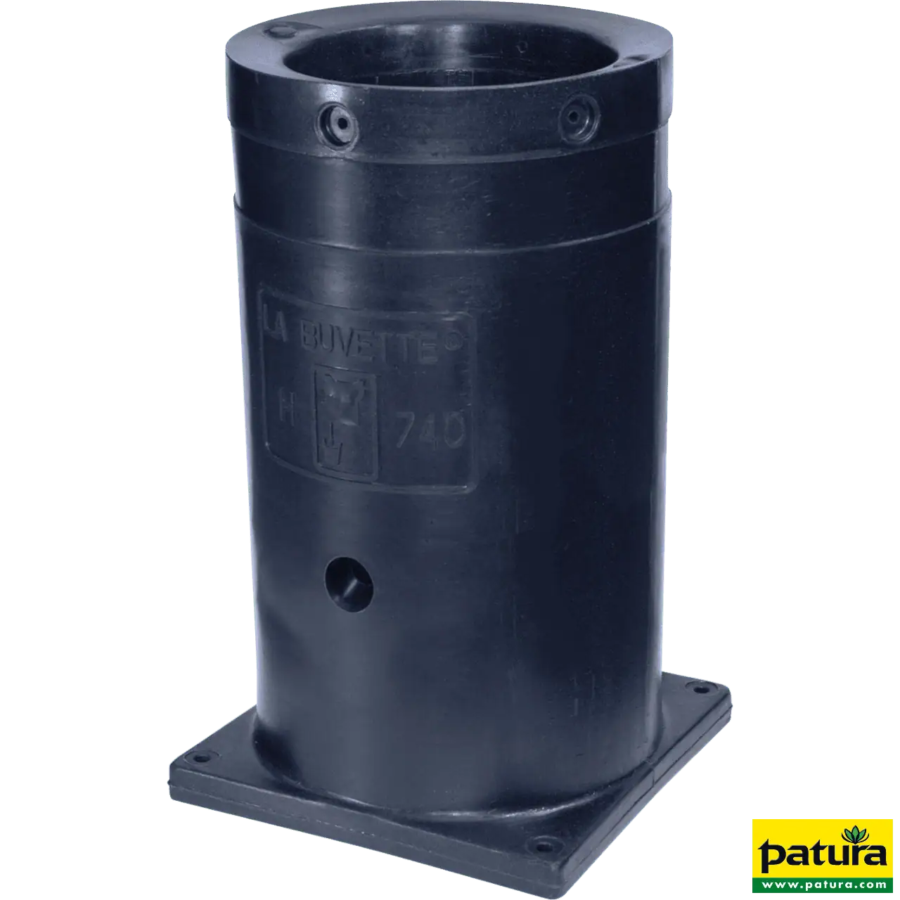 PE-Standrohr isoliert, H= 740 mm Bodenbefestigung