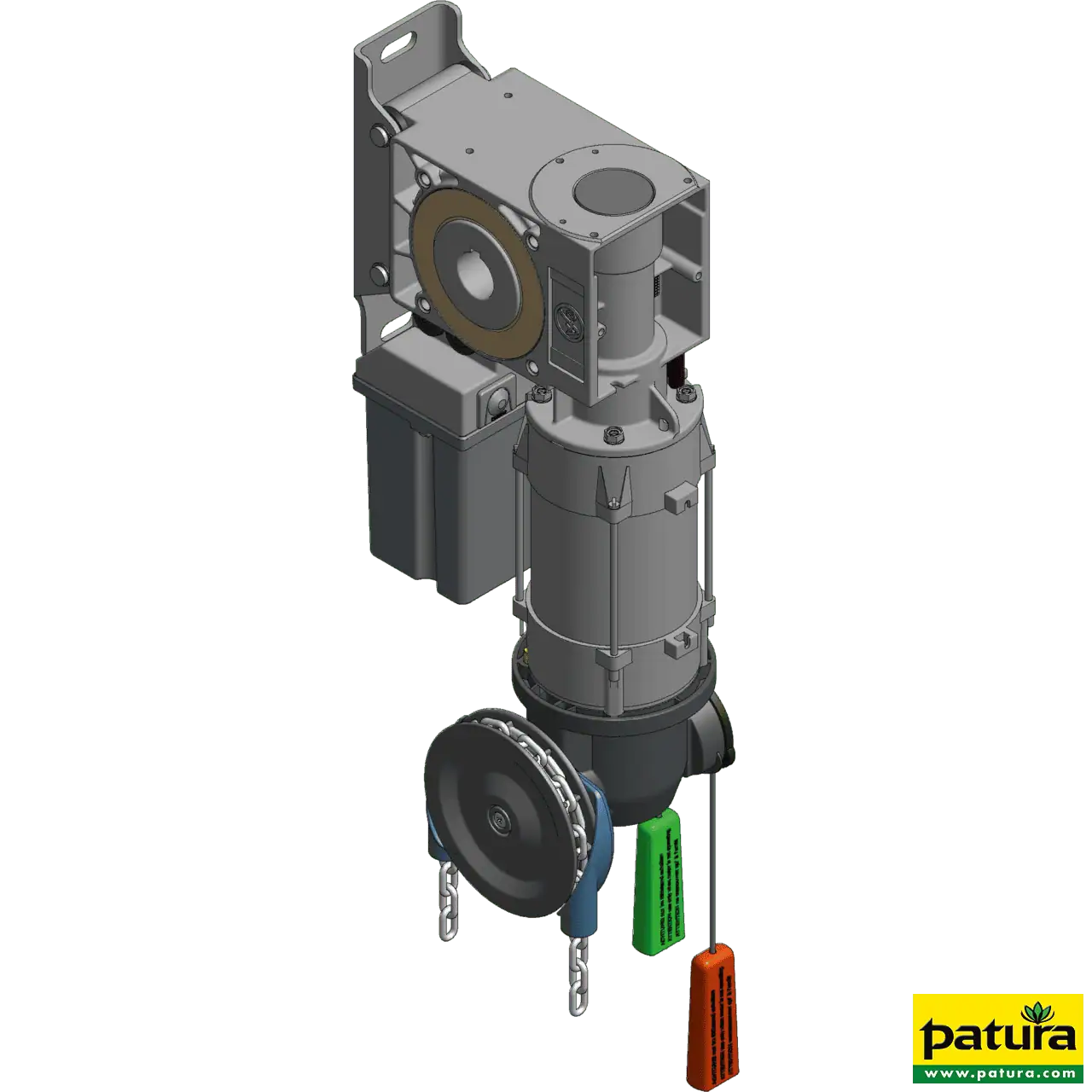 Elektro-Agrartor PLUS, Bausatz ohne Motor und Schalter, Breite 6,00 m, Höhe 8,00 m
