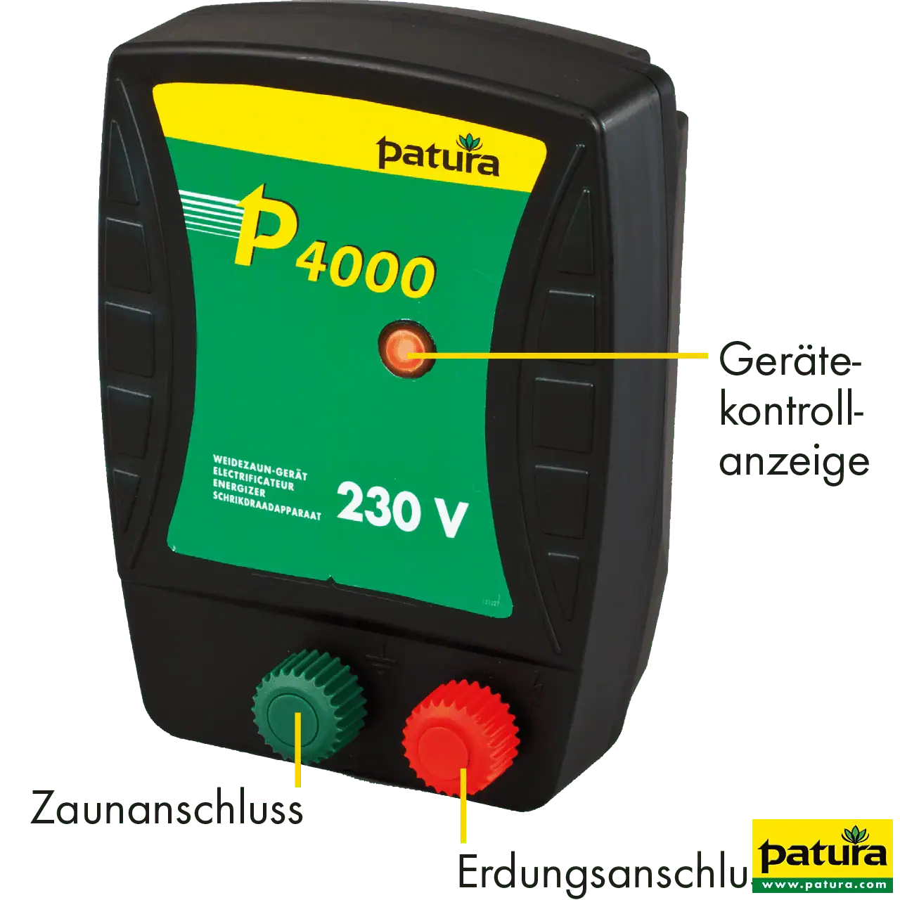 Weidezaungerät P4000, 230 V, 6,4 Joule