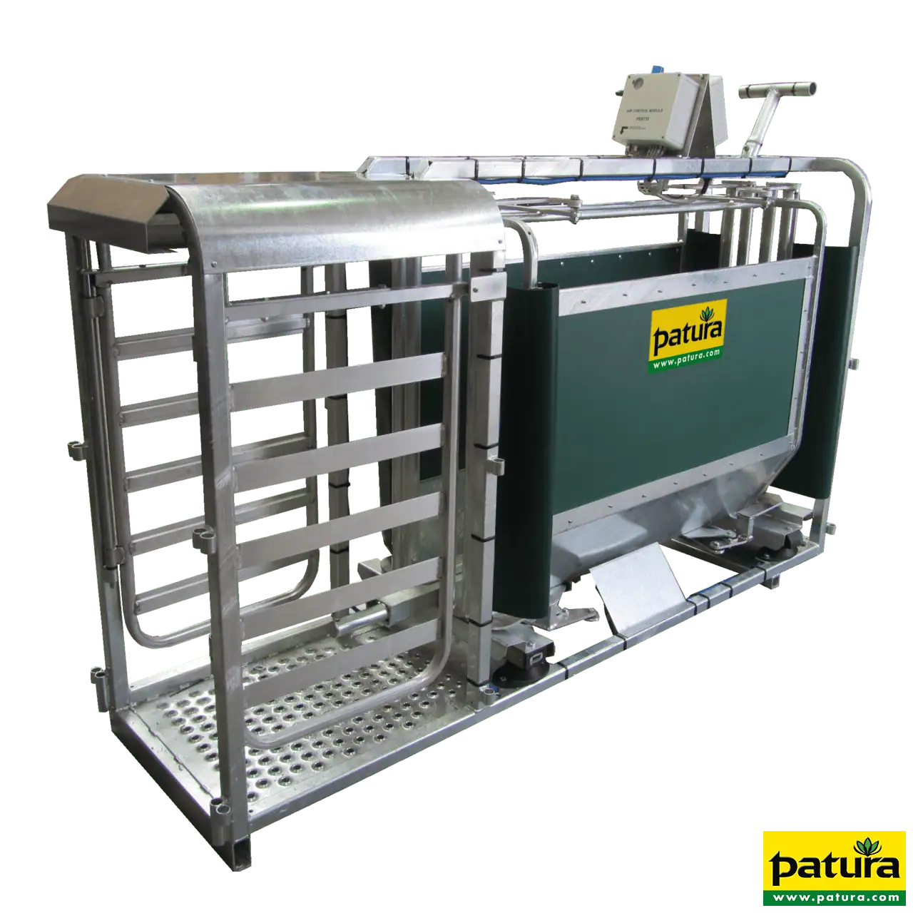 PATURA 3-Wege-Wiege- und Sortierbox, Druckluftbetrieb, für Schafe