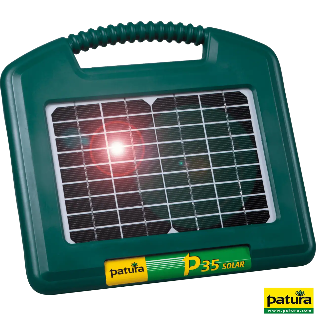 Weidezaungerät P35 Solar, integriertes Solarmodul 5,0 W, Gelakku 12 V 7 Ah, Vorgängermodell