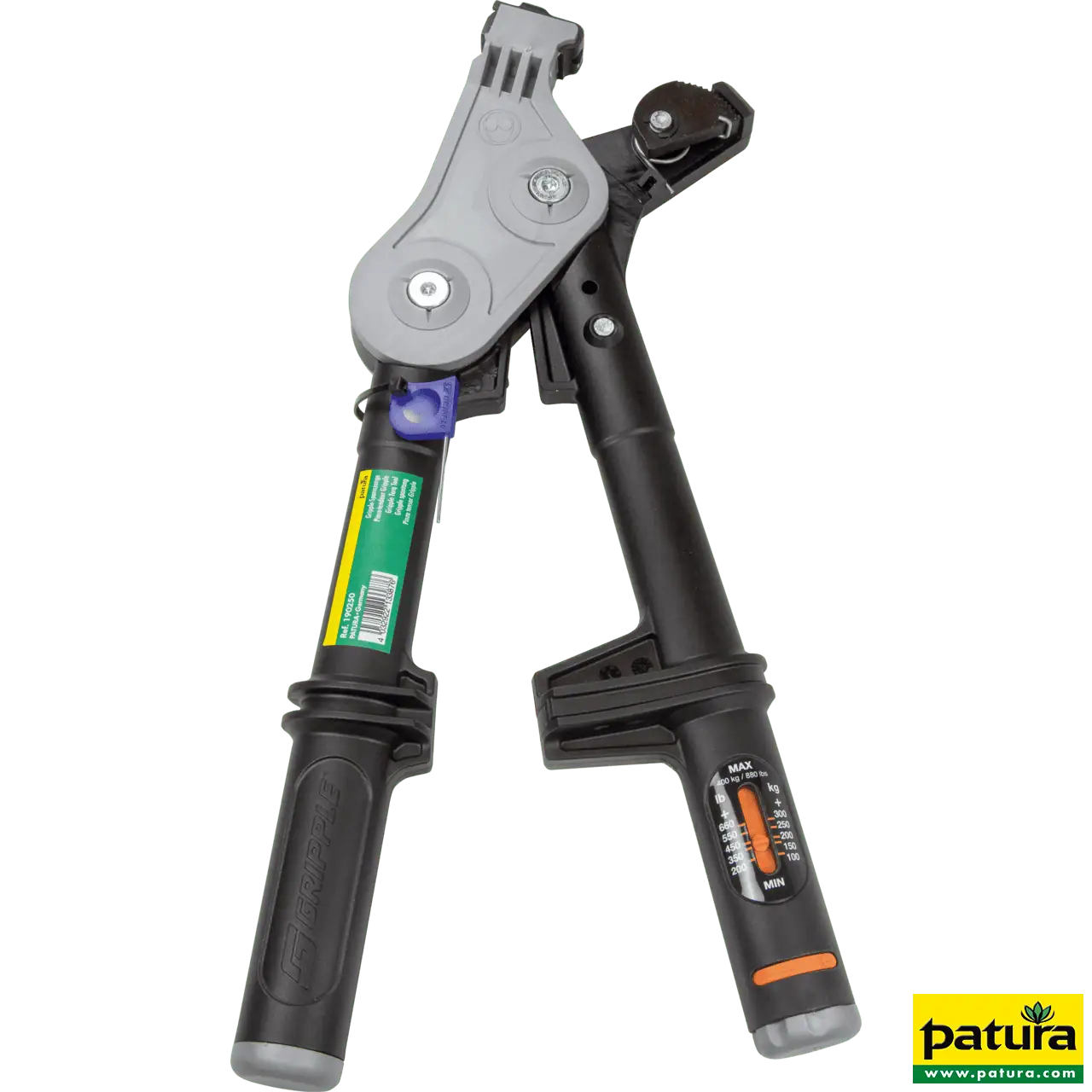Spannzange für Stahldraht-Verbinder, integrierter Spannungsmesser, für Draht Ø 1,6 mm und 2,5 mm