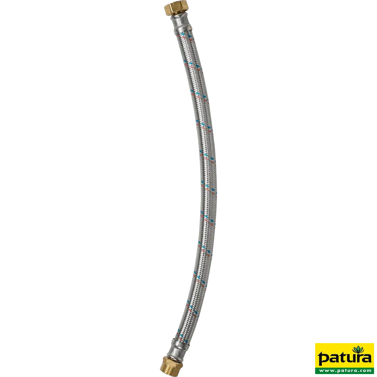 Flexibler Anschluss-Schlauch, Edelstahl, 500 mm, IG/AG 1/2"