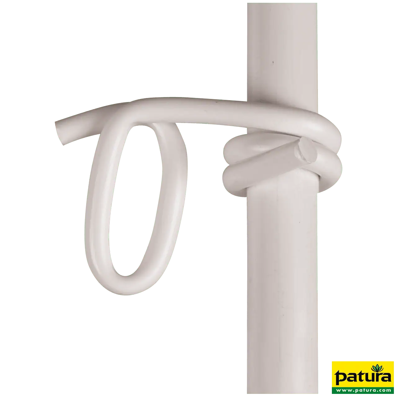Kunststofföse weiß, f. Bänder bis 40 mm Pfähle mit d= 19 mm  (25 Stück / Pack)