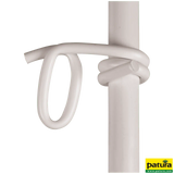 Kunststofföse weiß, f. Bänder bis 40 mm Pfähle mit d= 19 mm  (25 Stück / Pack)