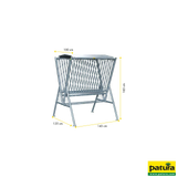 Pferderaufe, Fressgitterabstand 6 cm, Fresshöhe 79 cm, 1,45 x 1,35 x 1,85 m