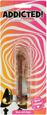 Addicted! Katzenspielzeug, Stick mit Seil, mit MADNIP