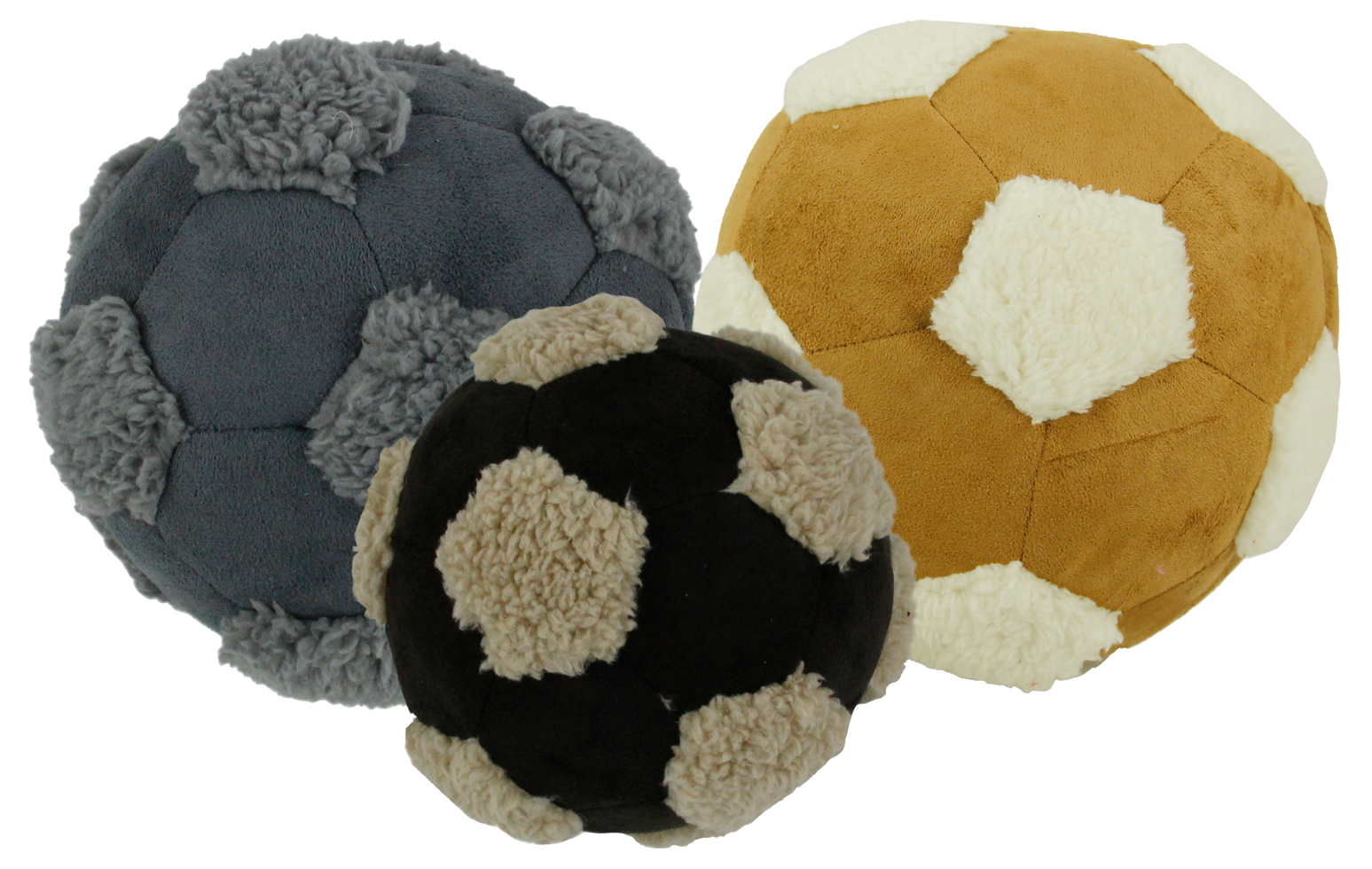 AFP Hundespielzeug, Faux Fleece, Quietscher, Ø 15 cm, Größe L