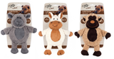 AFP Hundespielzeug, Faux Fleece, mit Quietscher, 30 x 24,5 x 8,5 cm