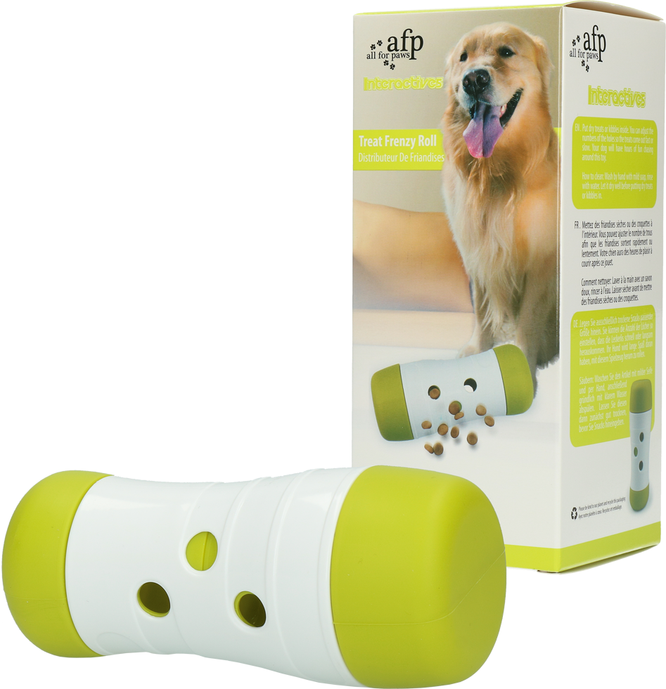 AFP Interactives Belohnungsspielzeug, Hund Katze Kaninchen, befüllbar, 15,5 x Ø 6 cm