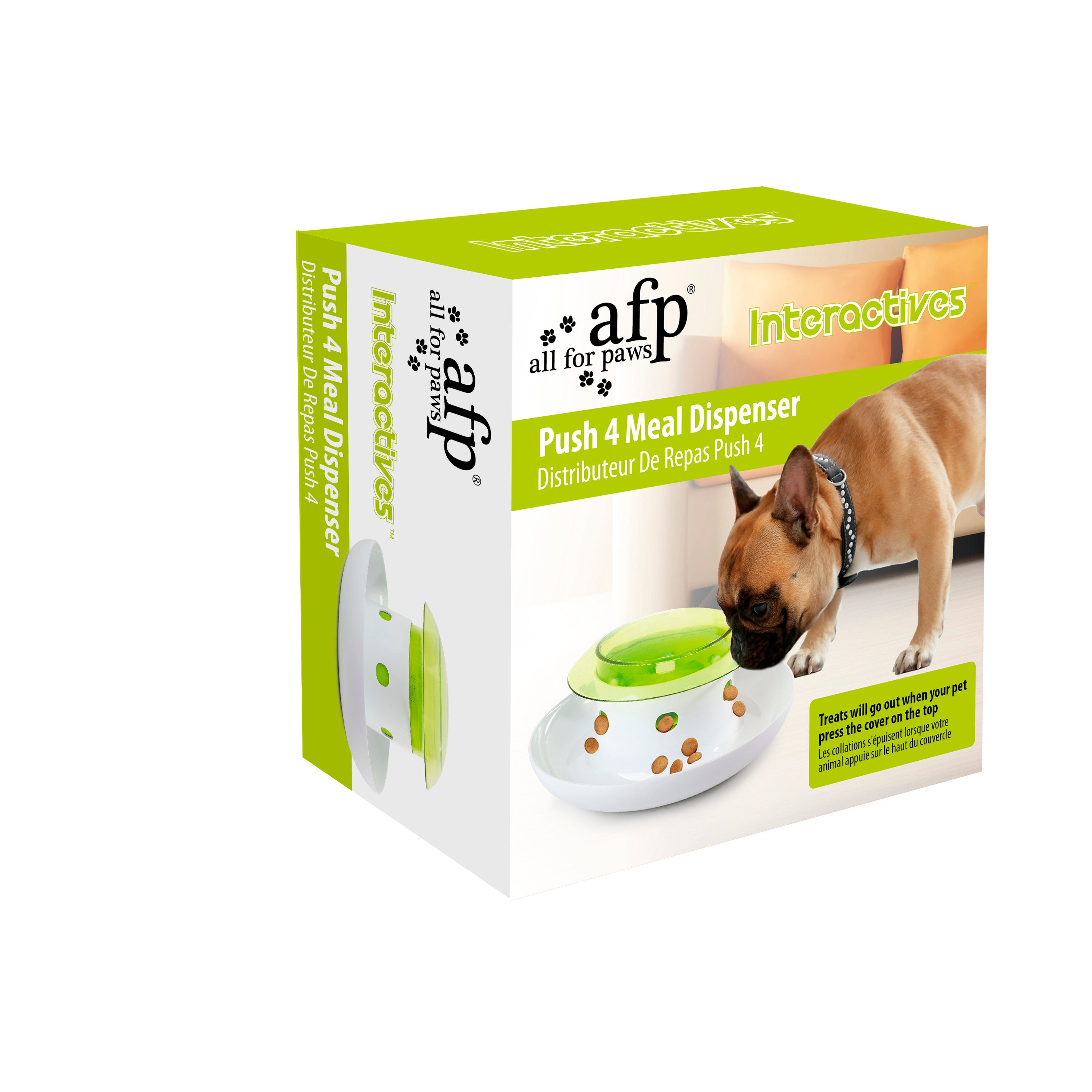 AFP Interactives Push 4 Futterspender, Hund