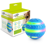 AFP Hundespielzeug, interaktiver Ball, bewegungsaktiviert, LED, wiederaufladbar