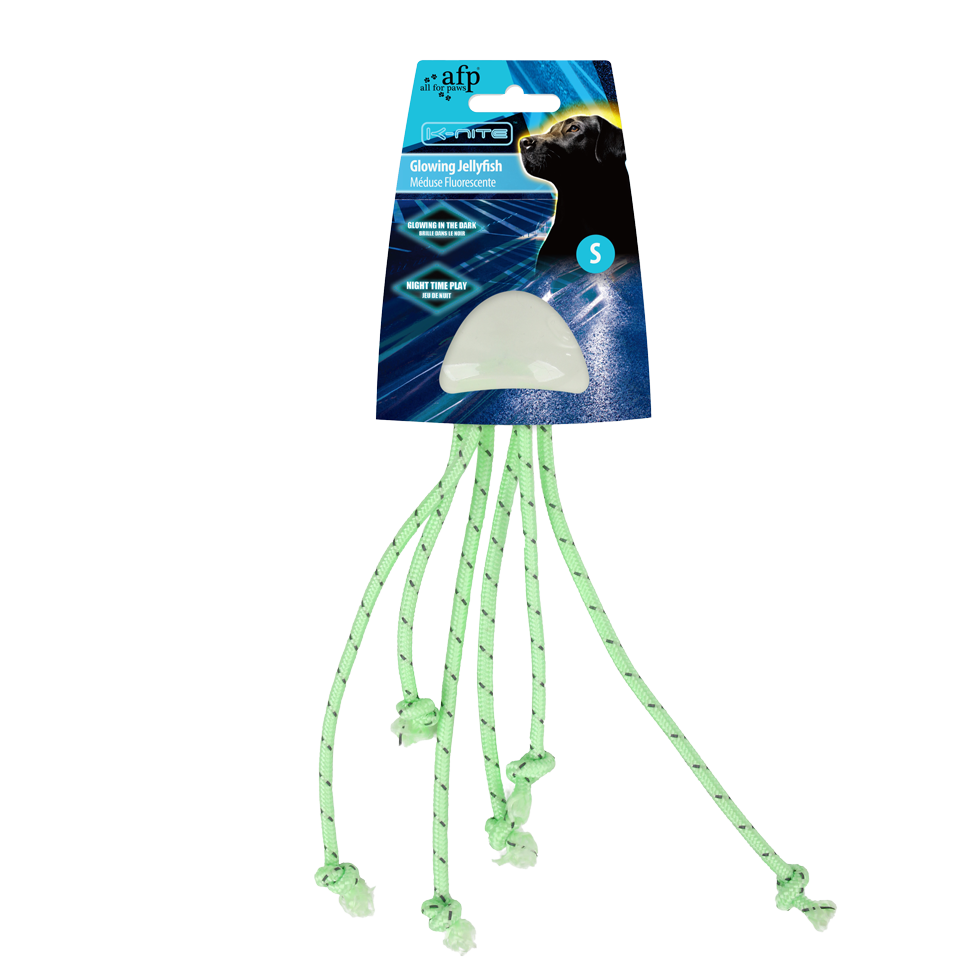 AFP Hundespielzeug, leuchtend, Jellyfish, S, 22 cm