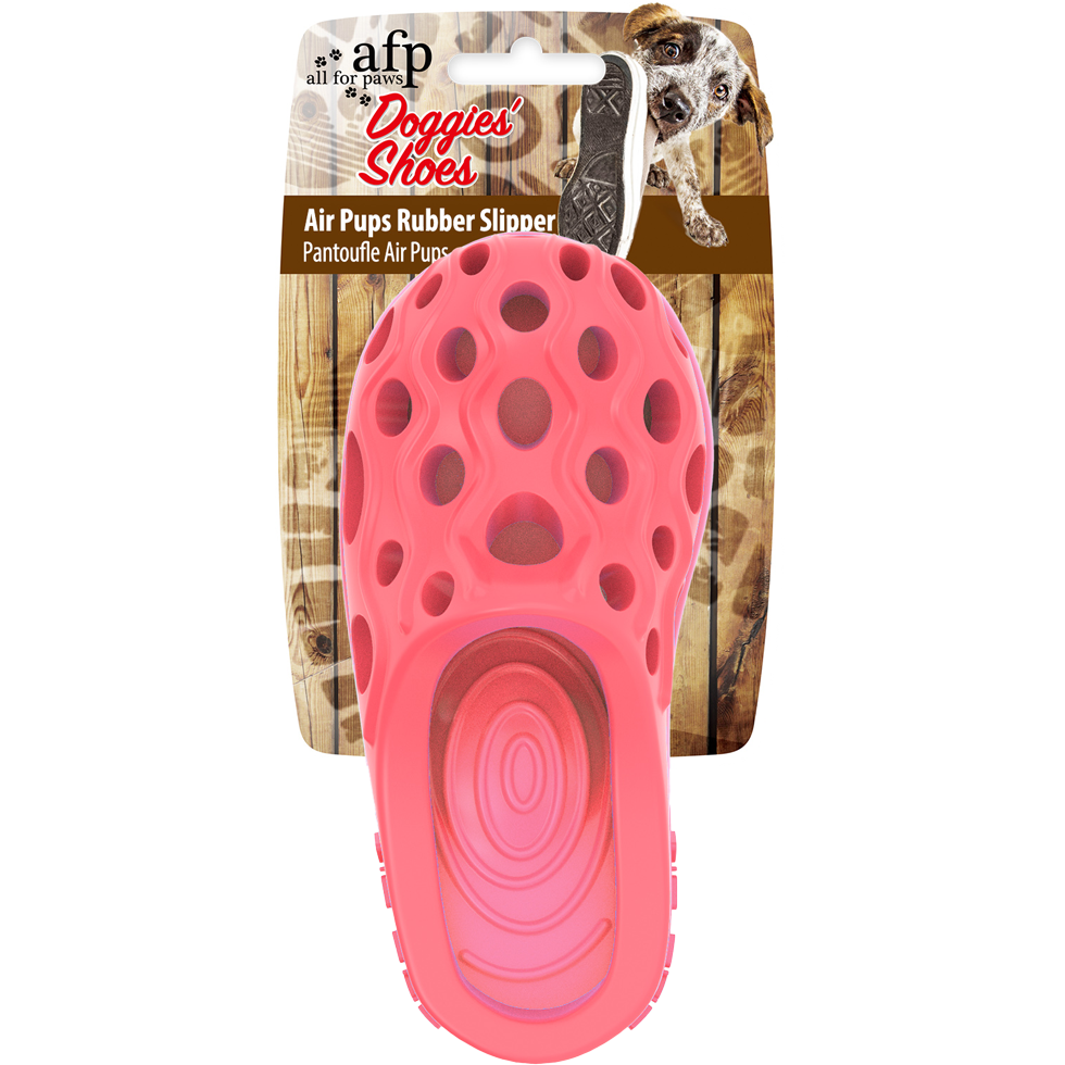 AFP Hundespielzeug, Gummi, Air Pups Slipper, M, 14,5 x 7 cm