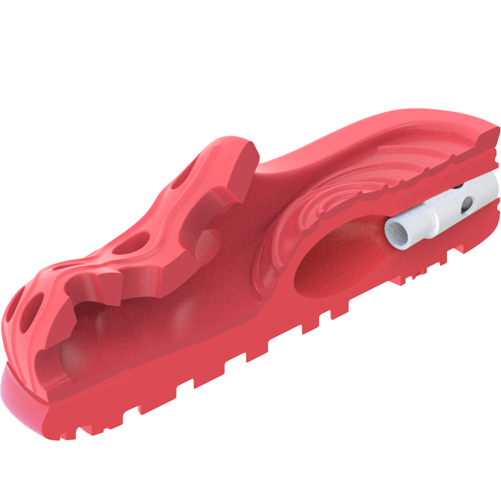 AFP Hundespielzeug, Gummi, Air Pups Slipper, M, 14,5 x 7 cm