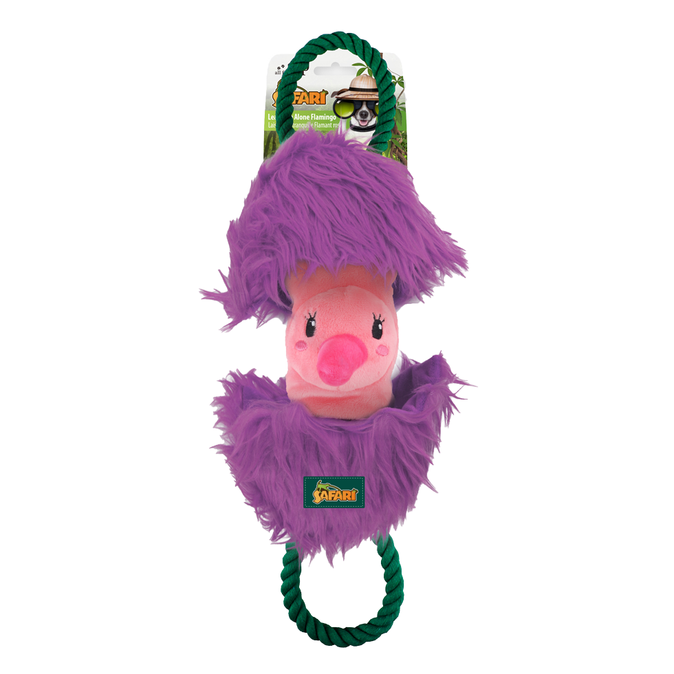 AFP Hundespielzeug Safari Flamingo, 42 x 14 x 11,5 cm