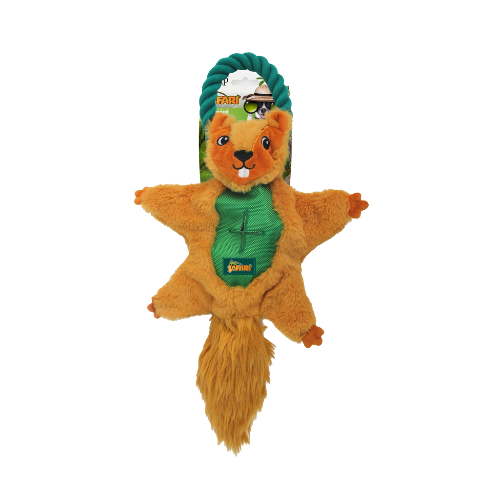 AFP Safari Air Hundespielzeug Eichhörnchen, 45 x 27 x 5 cm