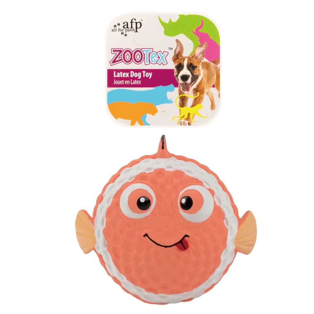 AFP Hundespielzeug, Latex, Clownfisch, mit Quietscher