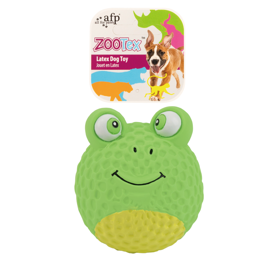 AFP Hundespielzeug Frosch, Latex, mit Quietscher
