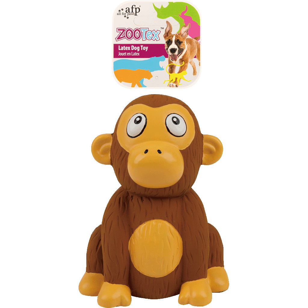 AFP Hundespielzeug ZooTex, Chimpanse, mit Quietsche