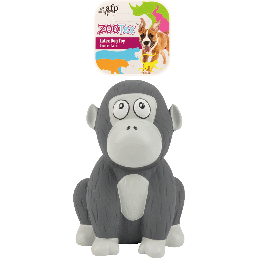 AFP Hundespielzeug ZooTex Gorilla Jack, Latex, mit Quietsche