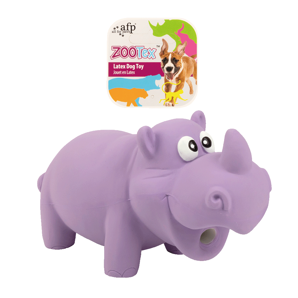 AFP Hundespielzeug ZooTex Rhino, Latex, Quietschfunktion, S