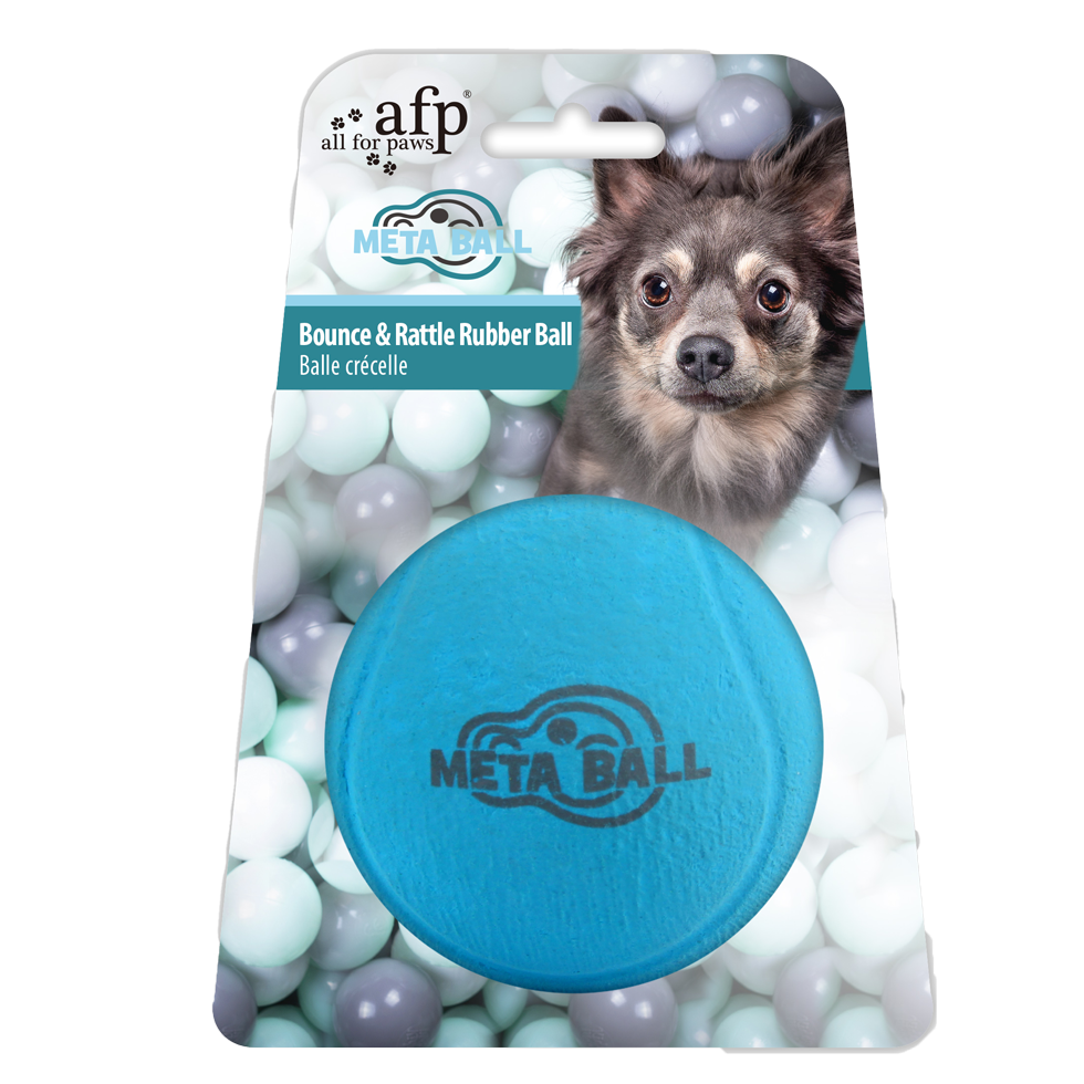 AFP Hundeball, Gummi, mit Rassel, Ø 6,3 cm