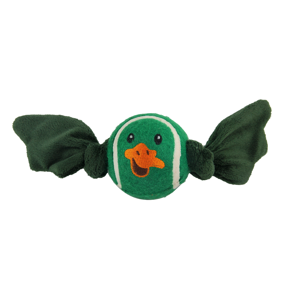 AFP Hundespielzeug Ball, Ente, 20 x 14 x 1,5 cm
