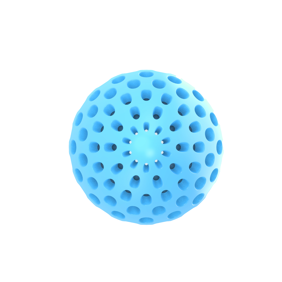 AFP Hundespielzeug, Gummi, Holey Egg, M, 12 x 7,5 x 7,5 cm