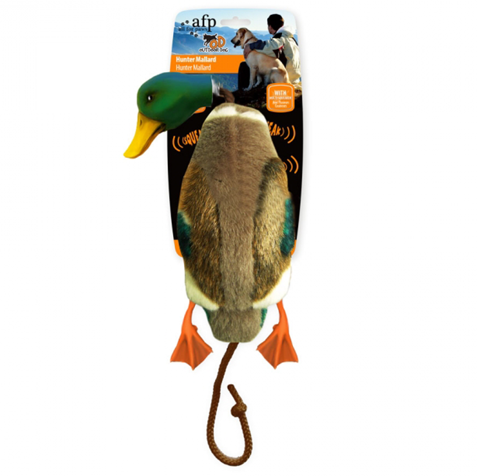AFP Classic Apportierspielzeug Hund, Stockente, schwimmfähig, 39 x 13 x 7 cm