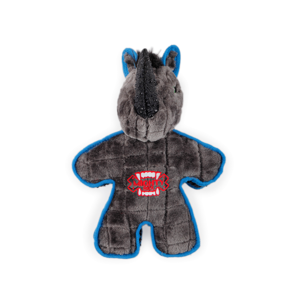 AFP Hundespielzeug Nashorn, gummiert, mit Quietscher, ca. 24 cm