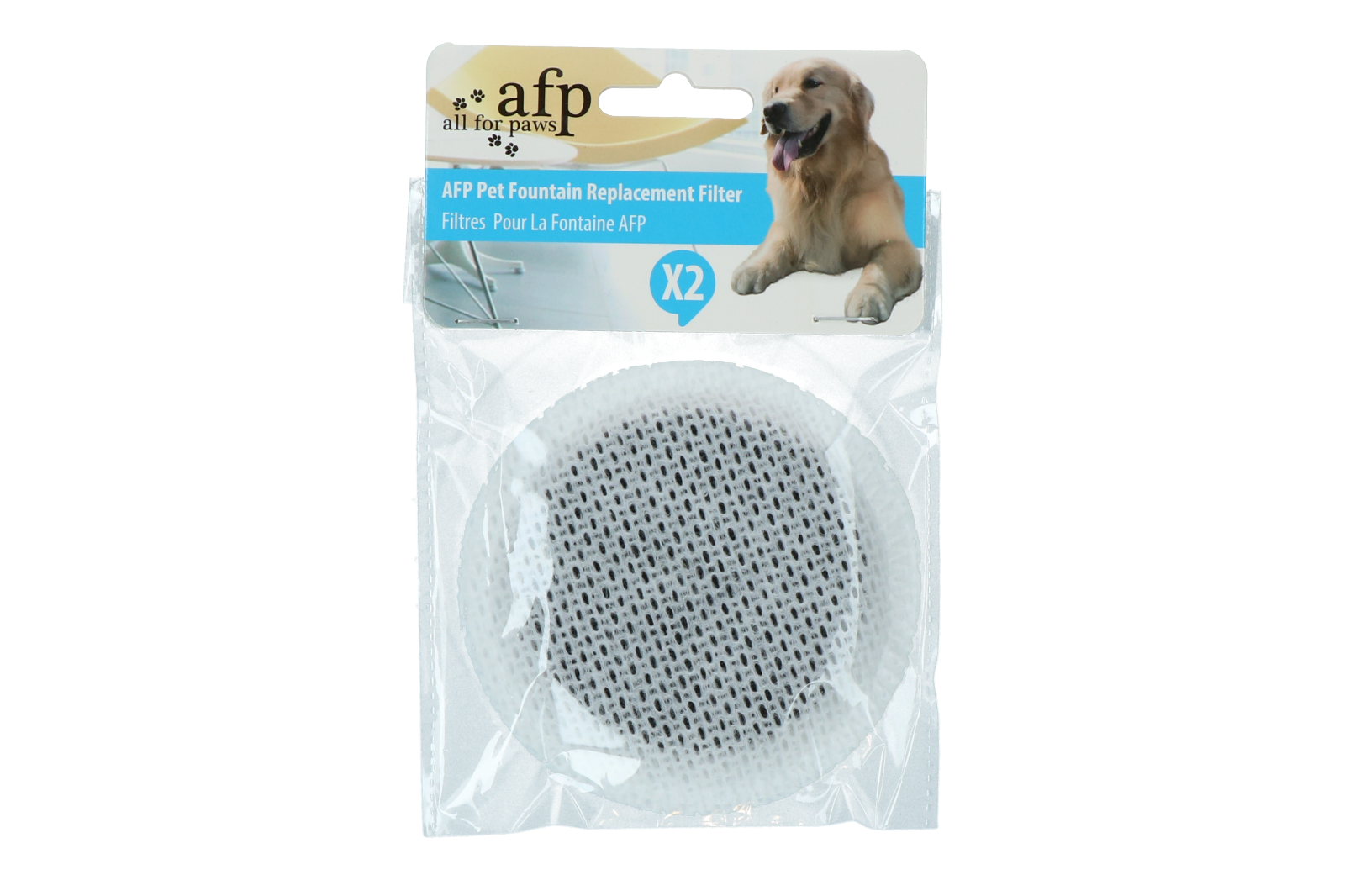 AFP Lifestyle 4 Pets Trinkbrunnen Ersatzfilter, Schaum- und Kohlefilter, 2 Stk