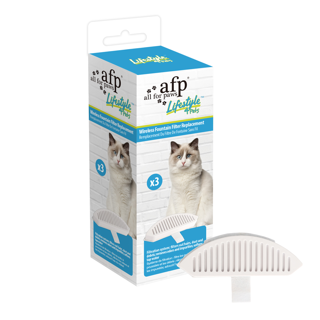 AFP Lifestyle 4 Pets Wireless Fountain Ersatzfilter, 3 Stk