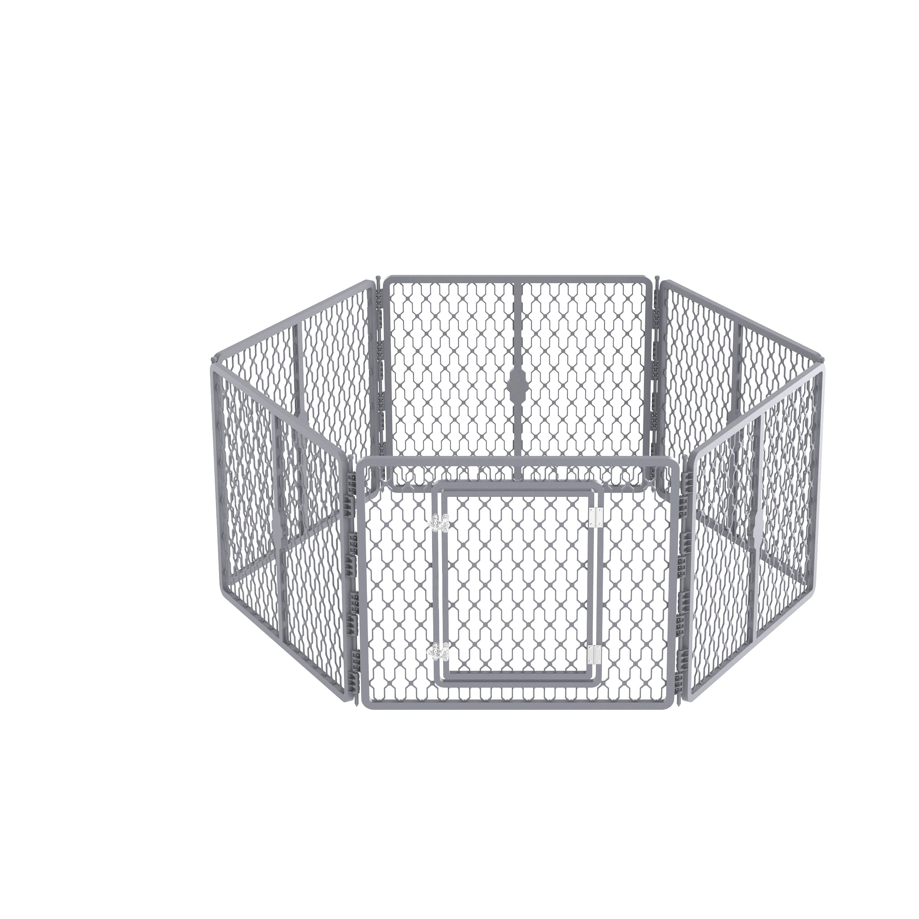 AFP Hunde-Freigehege, 6 Paneele, 155 x 140 x 66 cm