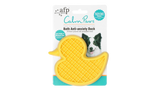 AFP Calm Paws Badeente, Anti-Stress, für Hunde, mit Saugnapf, Silikonpunkte, 13 x 10 cm