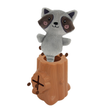 AFP Hundespielzeug, Snackversteck, Waschbär, Gummi, Polyester, 6,5 x 8 x 13,2 cm