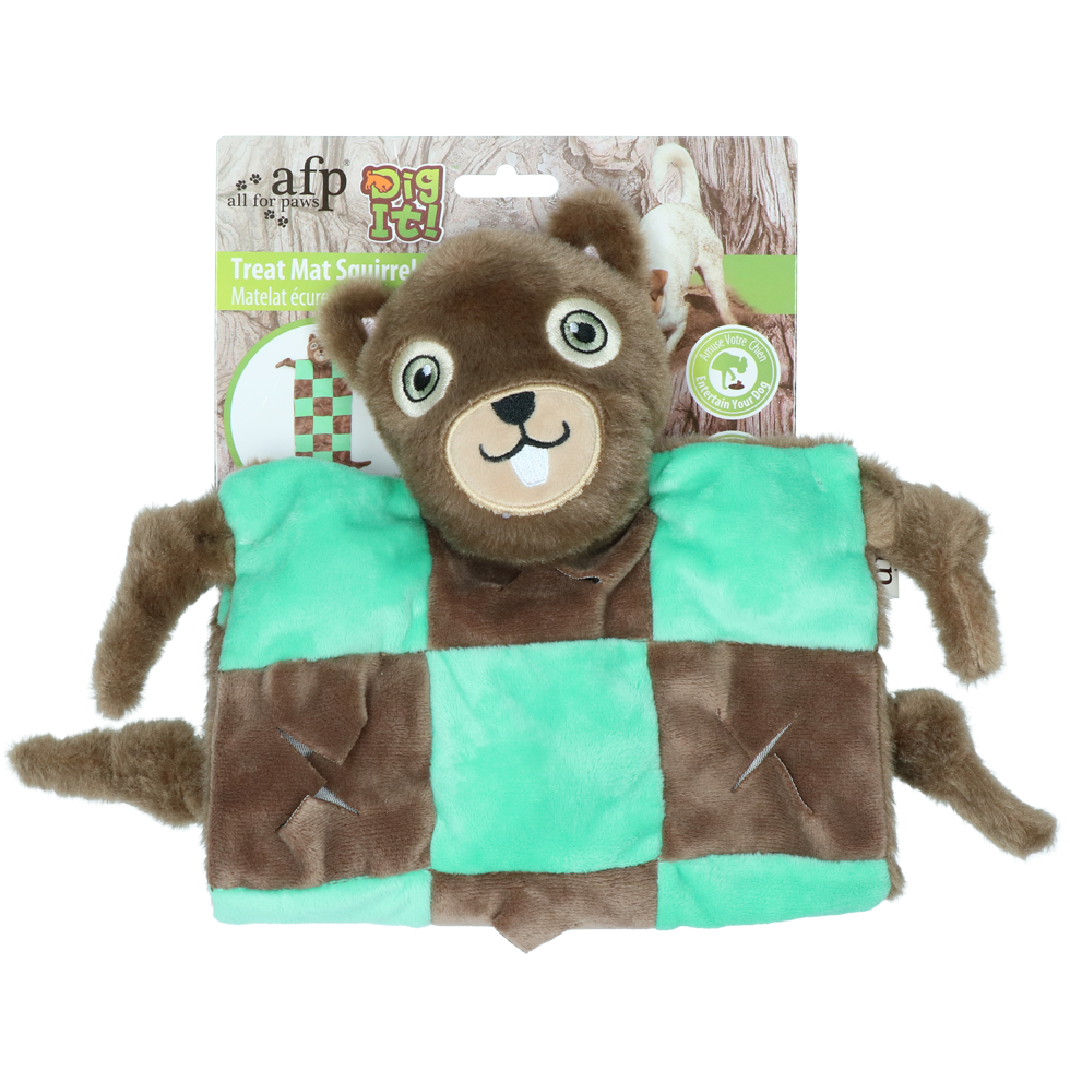 AFP Dig It Leckmatte Hund, Square Squirrel, 60 x 34 cm