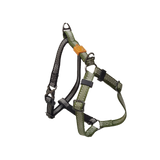 AFP Hundegeschirr, Non-Pull, Off Street, olivgrün, L, 62–80 cm Brust, 2,5 cm Breite