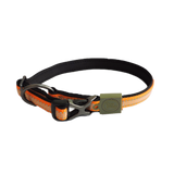 AFP Hundehalsband Off Street, Neopren, reflektierend, olivgrün, Größe L, 40–65 cm