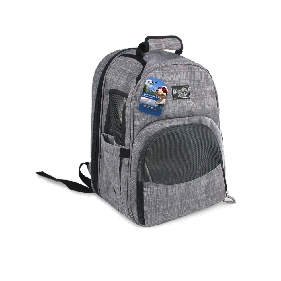 AFP Hunderucksack, erweiterbar, 46 x 30 x 20 cm, AFP Travel Dog