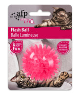 AFP Katzenball, blinkend, Kautschuk, Neonfarben, Ø 5 cm